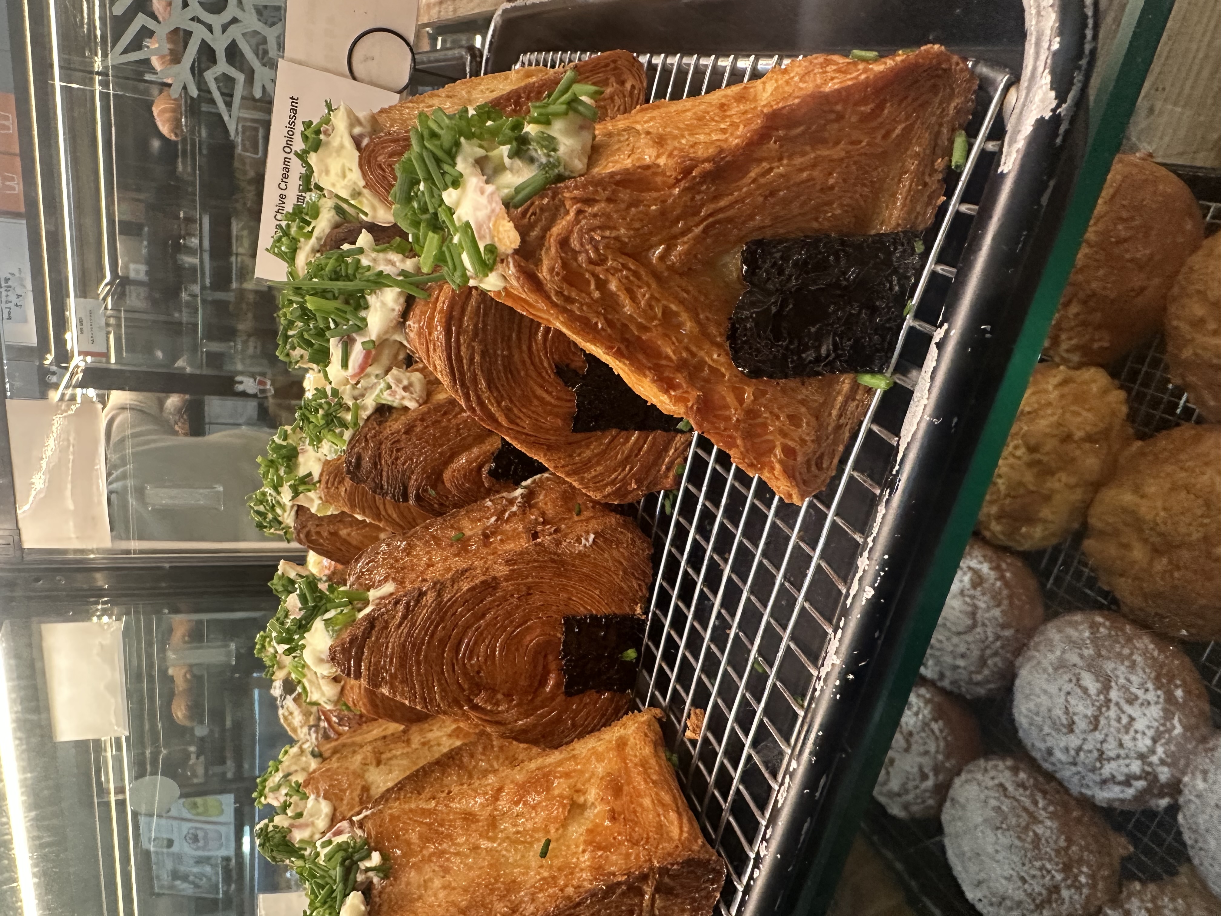 Onigiri croissant at Cafe W Flushing