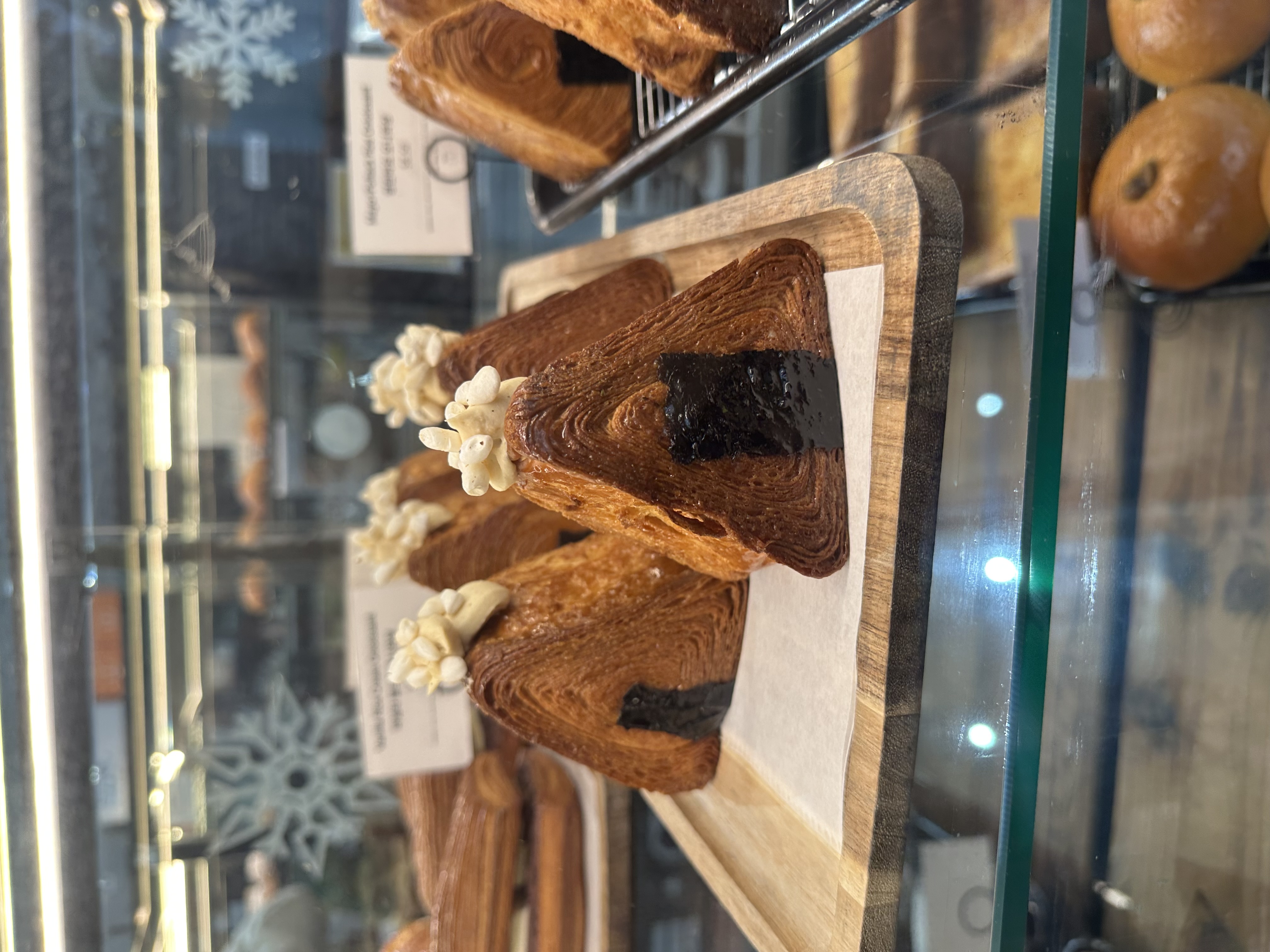 Baked goods and coffee at Cafe W Flushing