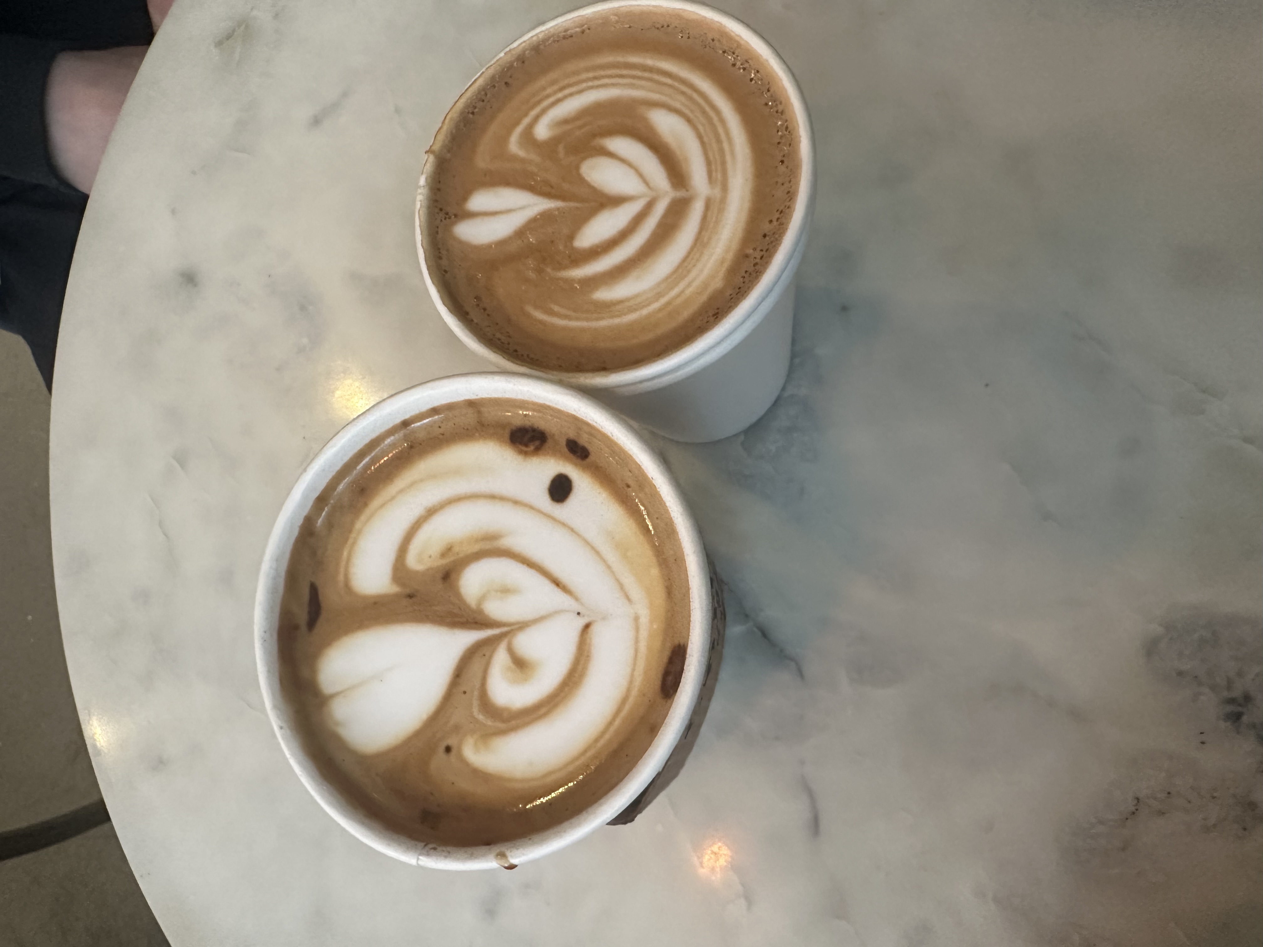 Iced latte at Concept Coffee Long Island City
