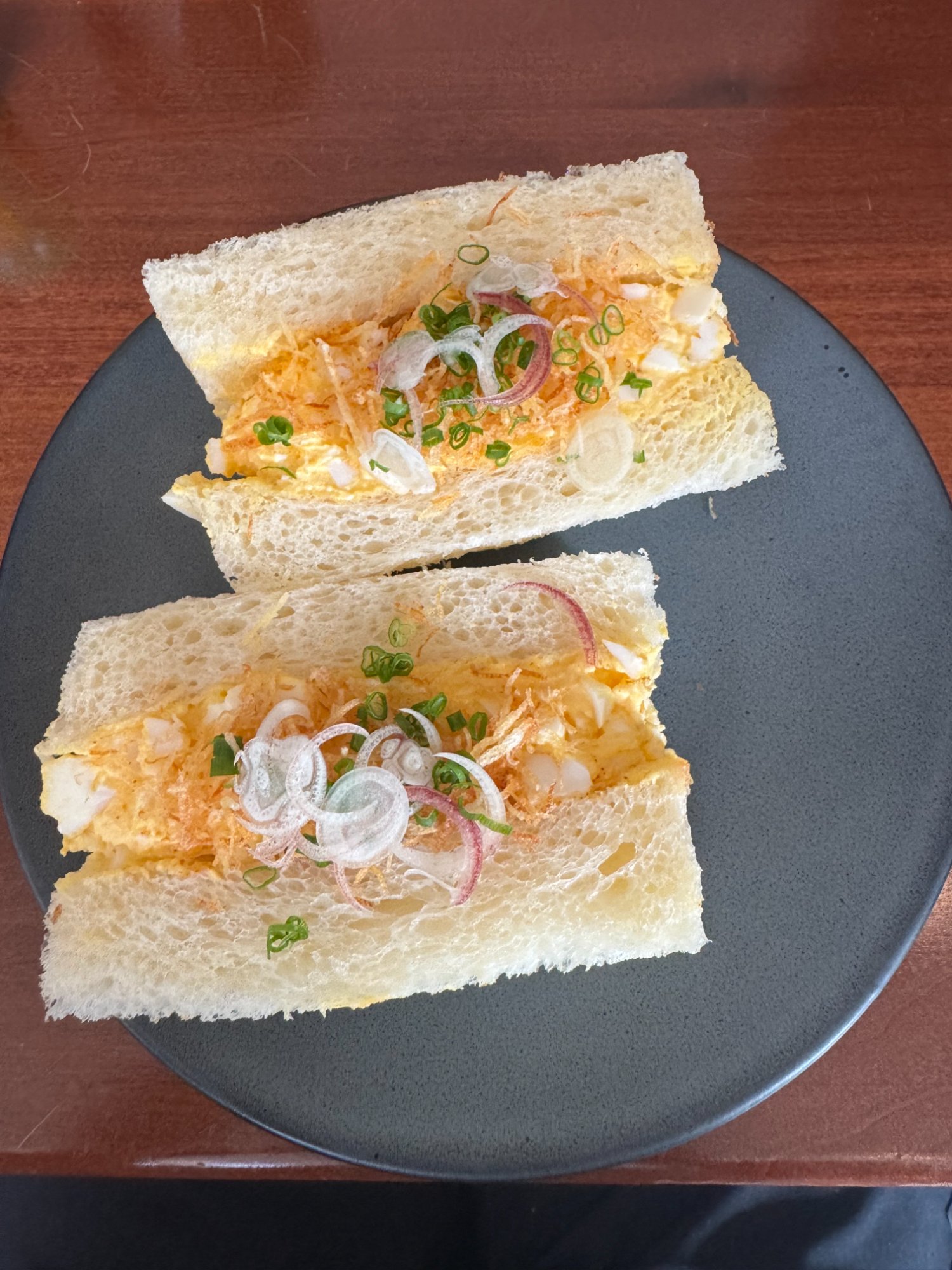 Egg sando at Verse Astoria